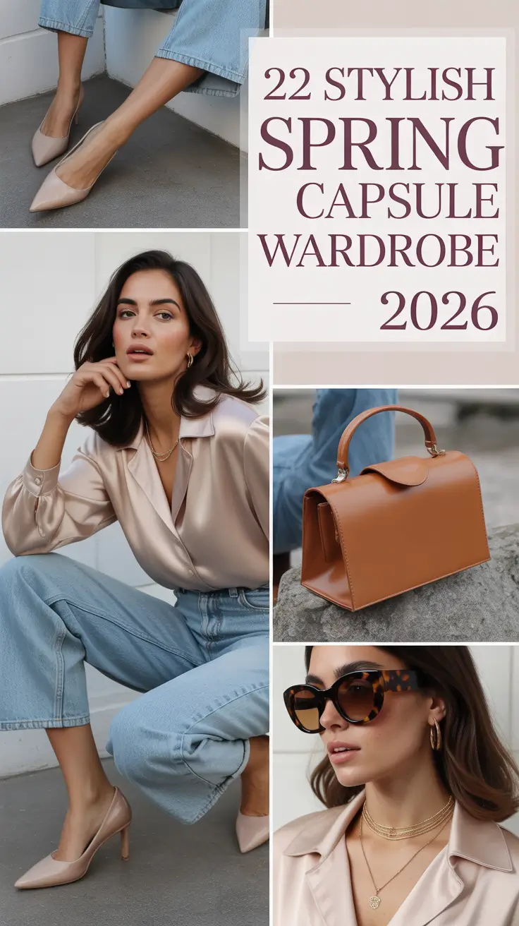 Stylish Spring Capsule Wardrobe 2026: Light & Bright Outfits for a Modern European Spring