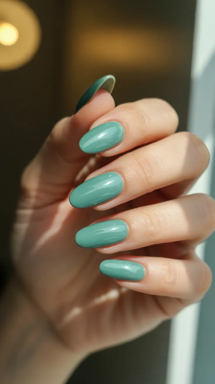 spring nail color ideas 2026 Mint Breeze Minimal