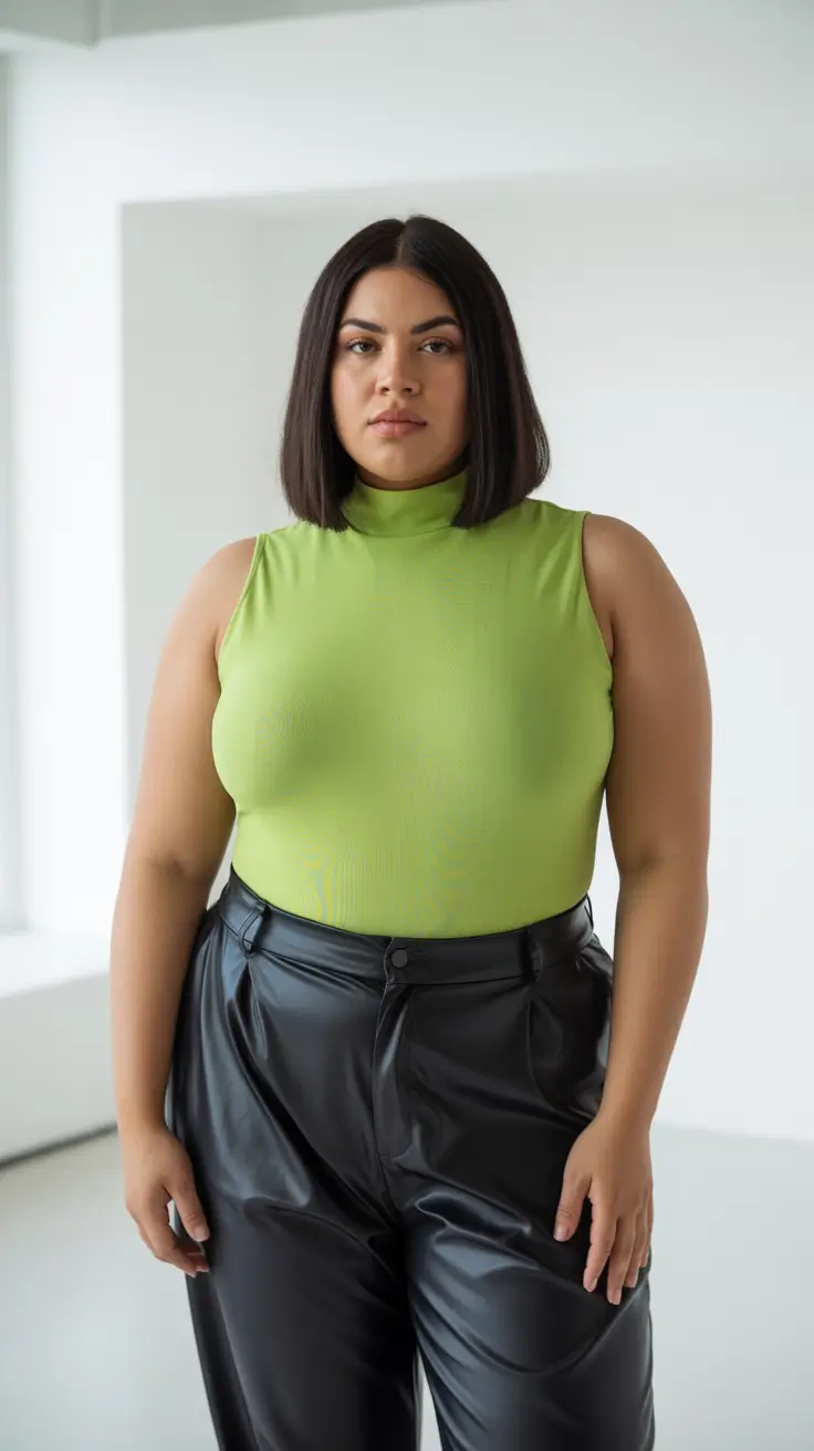 spring outfits for plus size women 2026 Clean Lines With a Citrus Twist