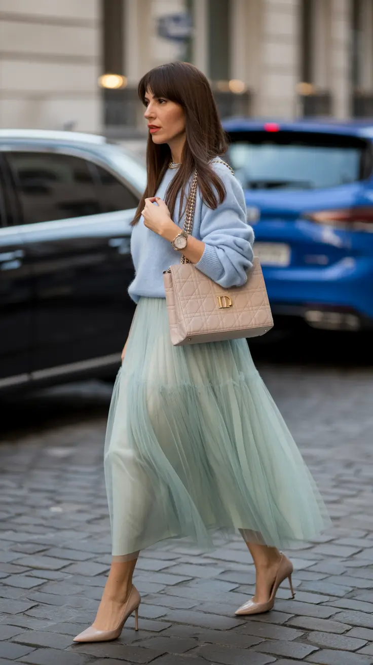 stylish spring birthday outfit 2026 Soft Pastels and Tulle for a Romantic Spring Birthday Look