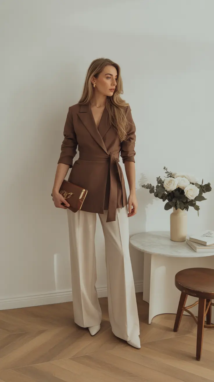 stylish spring capsule wardrobe 2026 Warm Neutrals and Tailored Lines for Quiet Spring Luxury