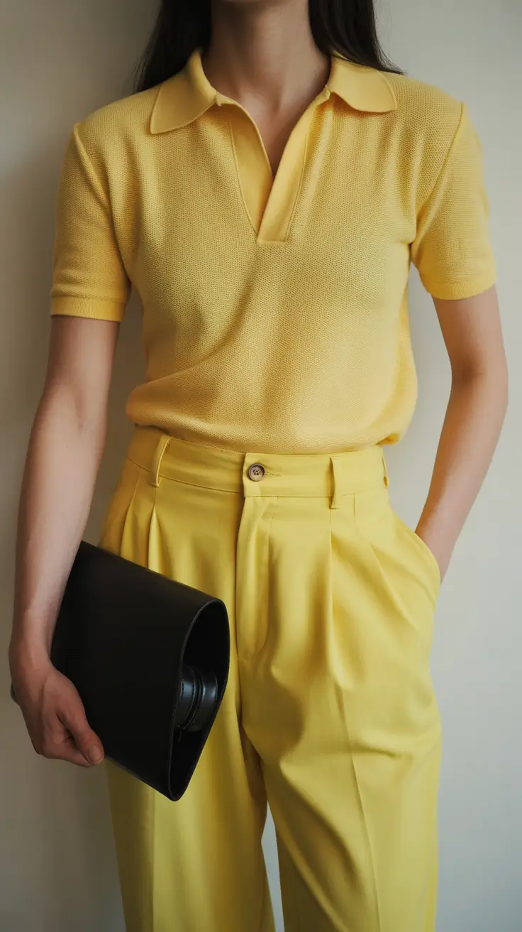 stylish spring capsule wardrobe 2026 Sunny Polo Minimalism for Casual Spring Days