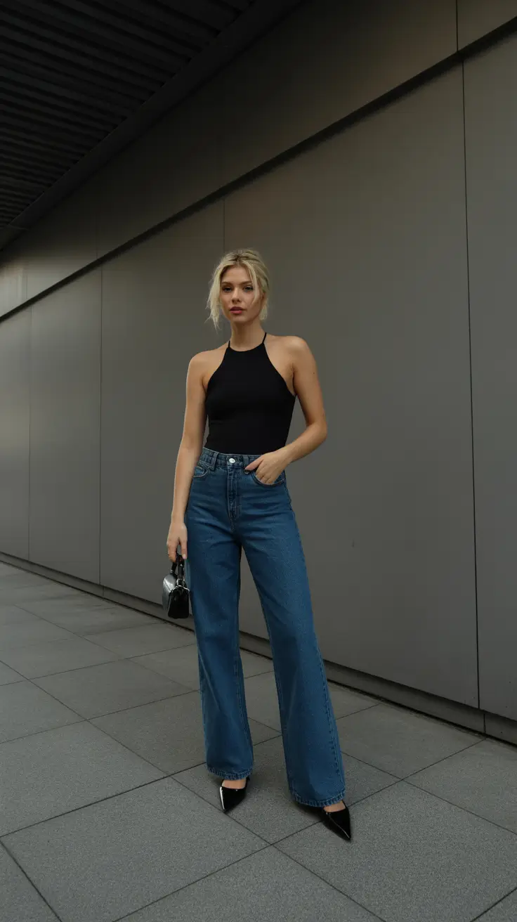 stylish spring jeans outfit 2026 Minimalist Chic