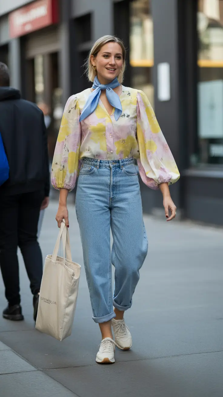 stylish spring mom outfits 2026 Soft Pastels for an Airy Spring Mood