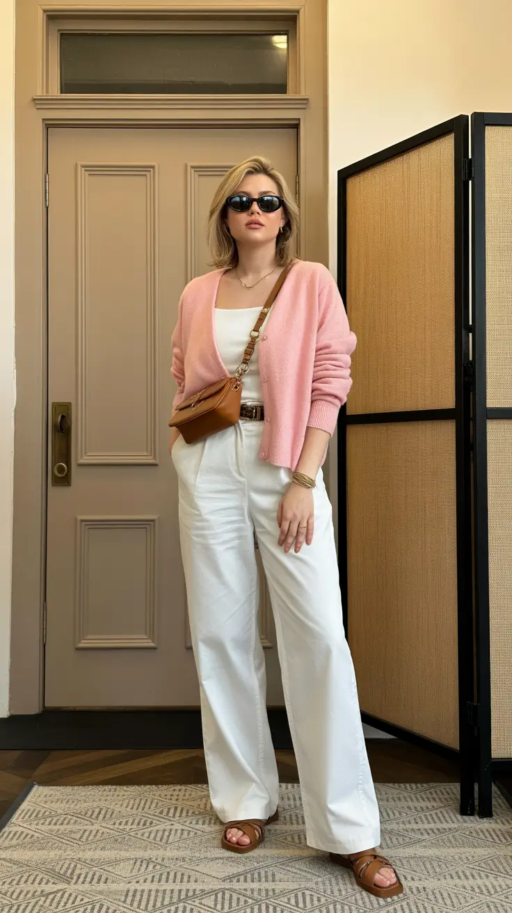 stylish spring mom outfits 2026 Soft Spring Neutrals with a Feminine Twist