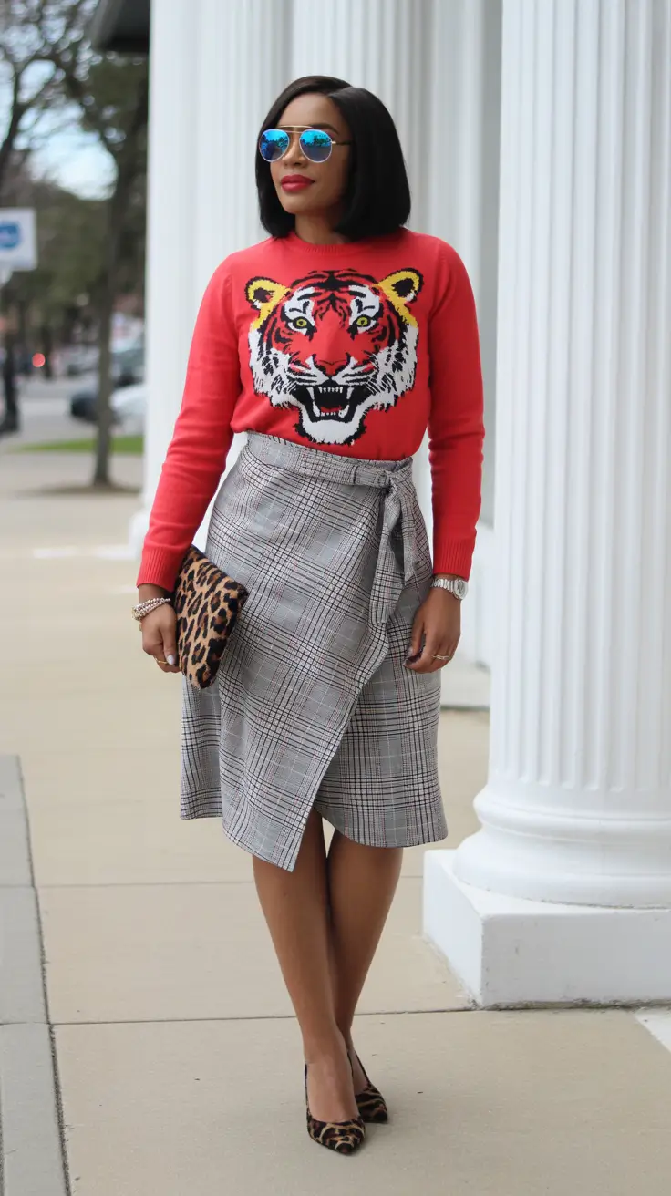 stylish spring outfits black women 2026 Print Play for the Fearless Heart