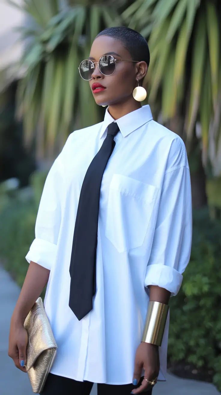 stylish spring outfits black women 2026 Minimalist Menswear With a Feminine Pulse