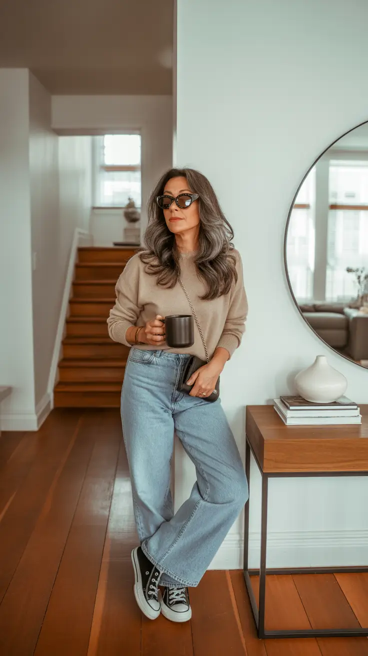 stylish spring outfits for women over 40 2026 Cozy Minimalism