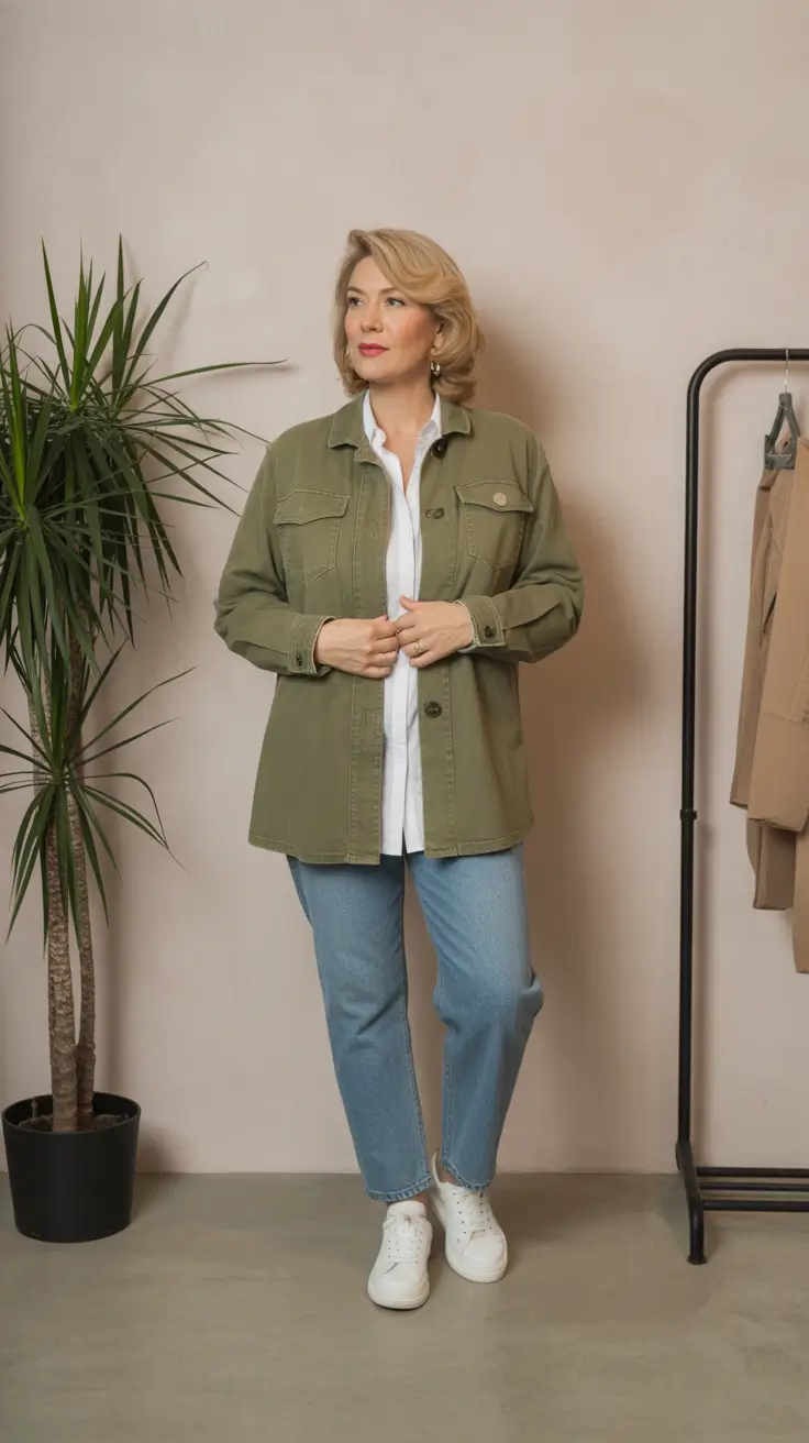 stylish spring outfits for women over 40 2026 Relaxed Utility