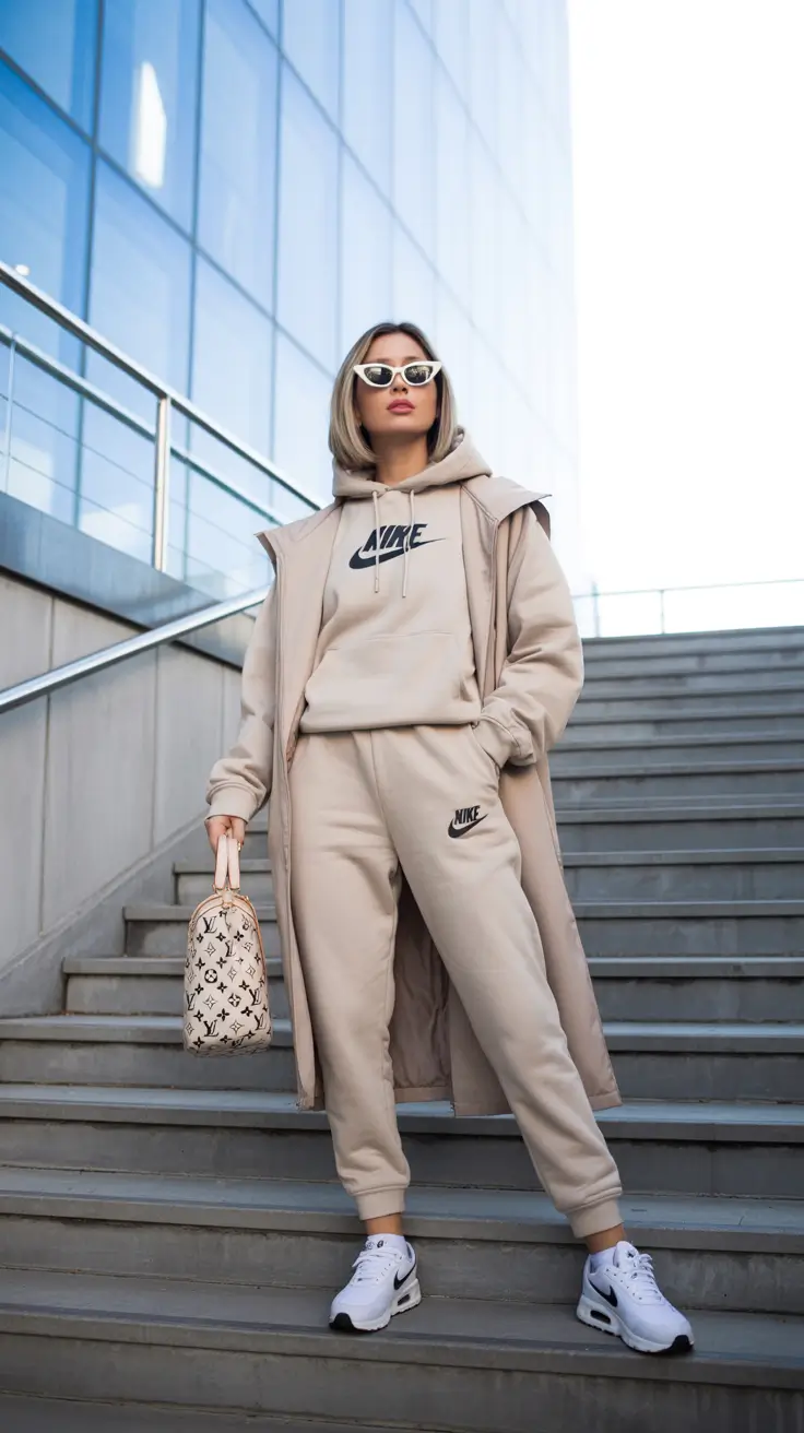 stylish spring travel outfits 2026 Sporty Neutral Travel Comfort for Airport Fashion and City Exploration
