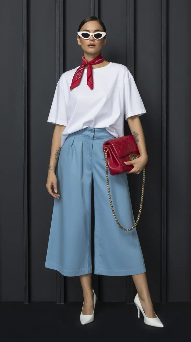 stylish spring vacation outfits 2026 Retro Red Accents for Playful Spring Style