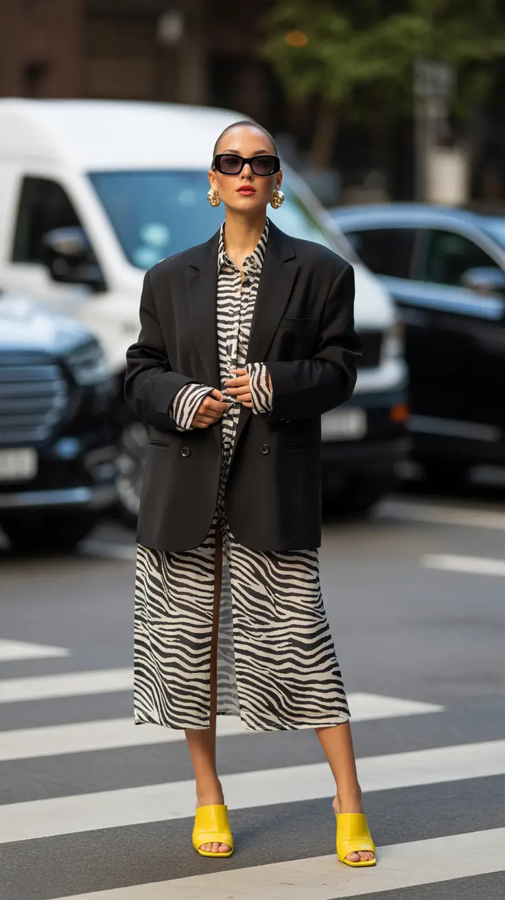 stylish spring vacation outfits 2026 Zebra Print Power for Confident Spring City Style