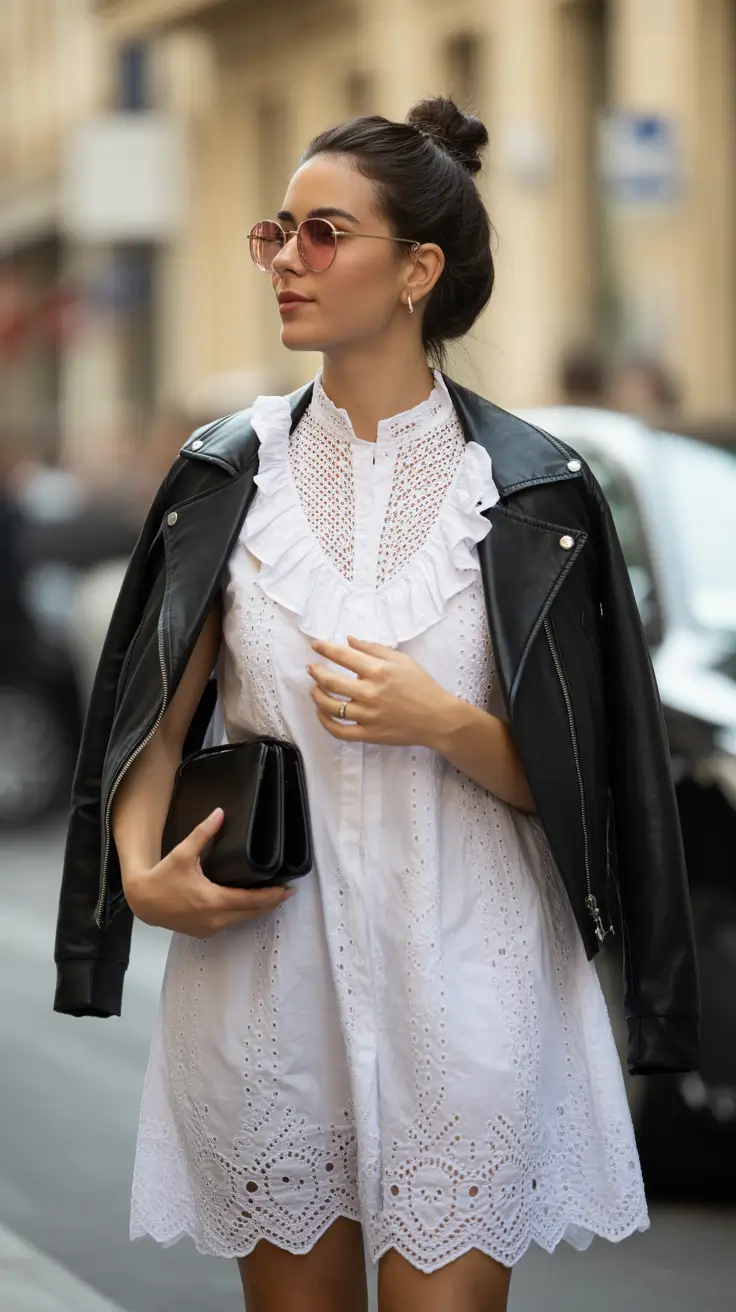 stylish spring vacation outfits 2026 White Eyelet with Edge for Spring Adventures