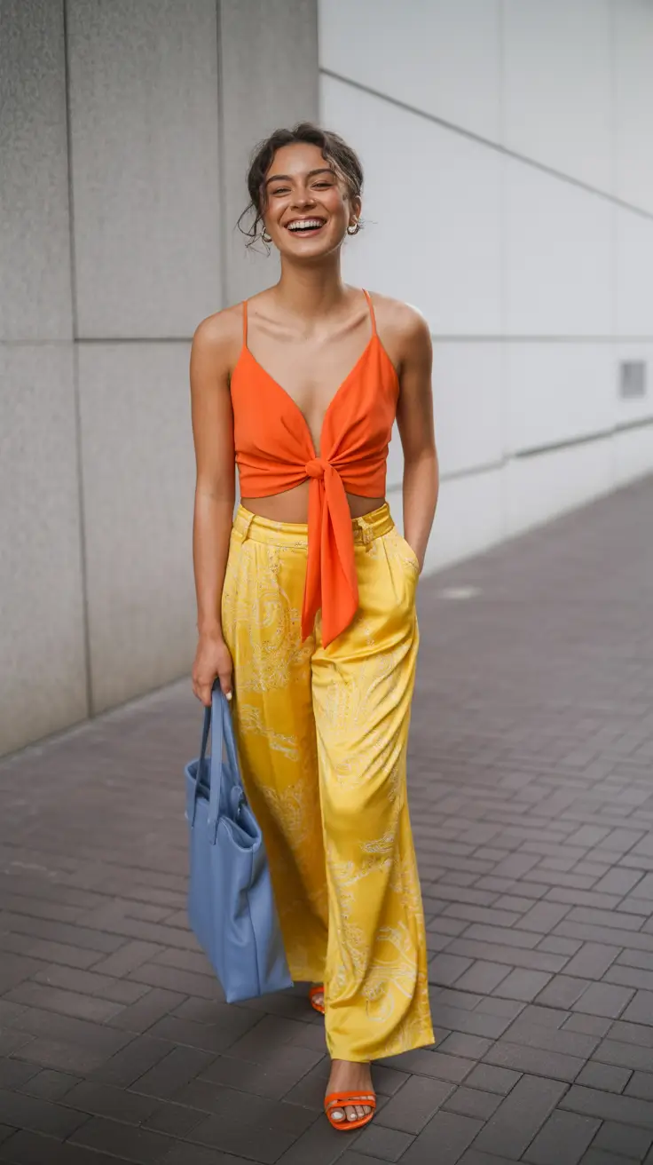 stylish spring vacation outfits 2026 Tropical Citrus Energy for Playful Spring Escapes