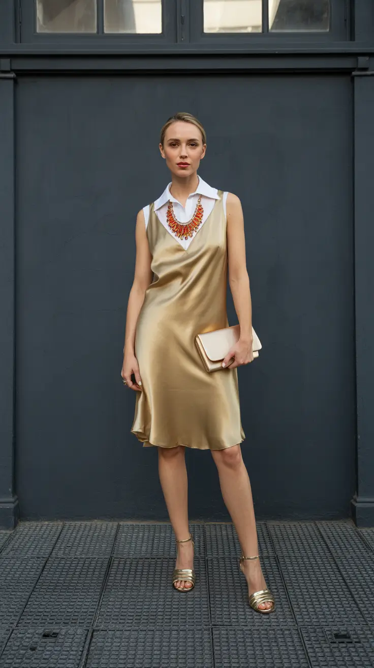 stylish spring vacation outfits 2026 Golden Minimalism for Elegant Spring Evenings