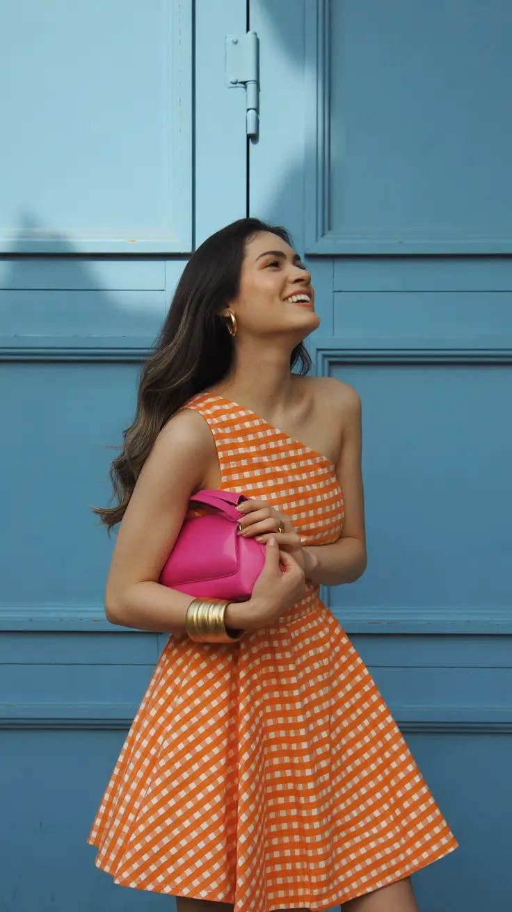 stylish spring vacation outfits 2026 Playful Gingham Confidence for Warm-Weather Escapes