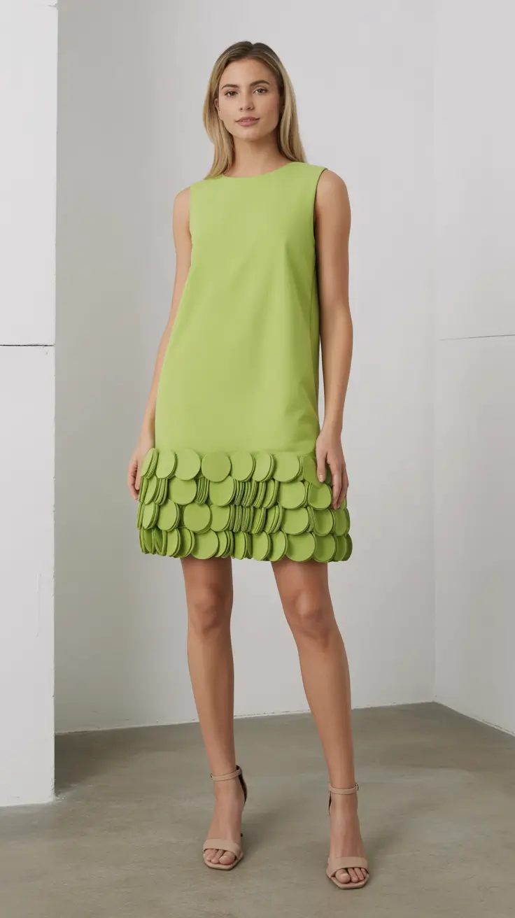 stylish spring wedding guest outfit 2026 Citrus Chic With 60s Energy