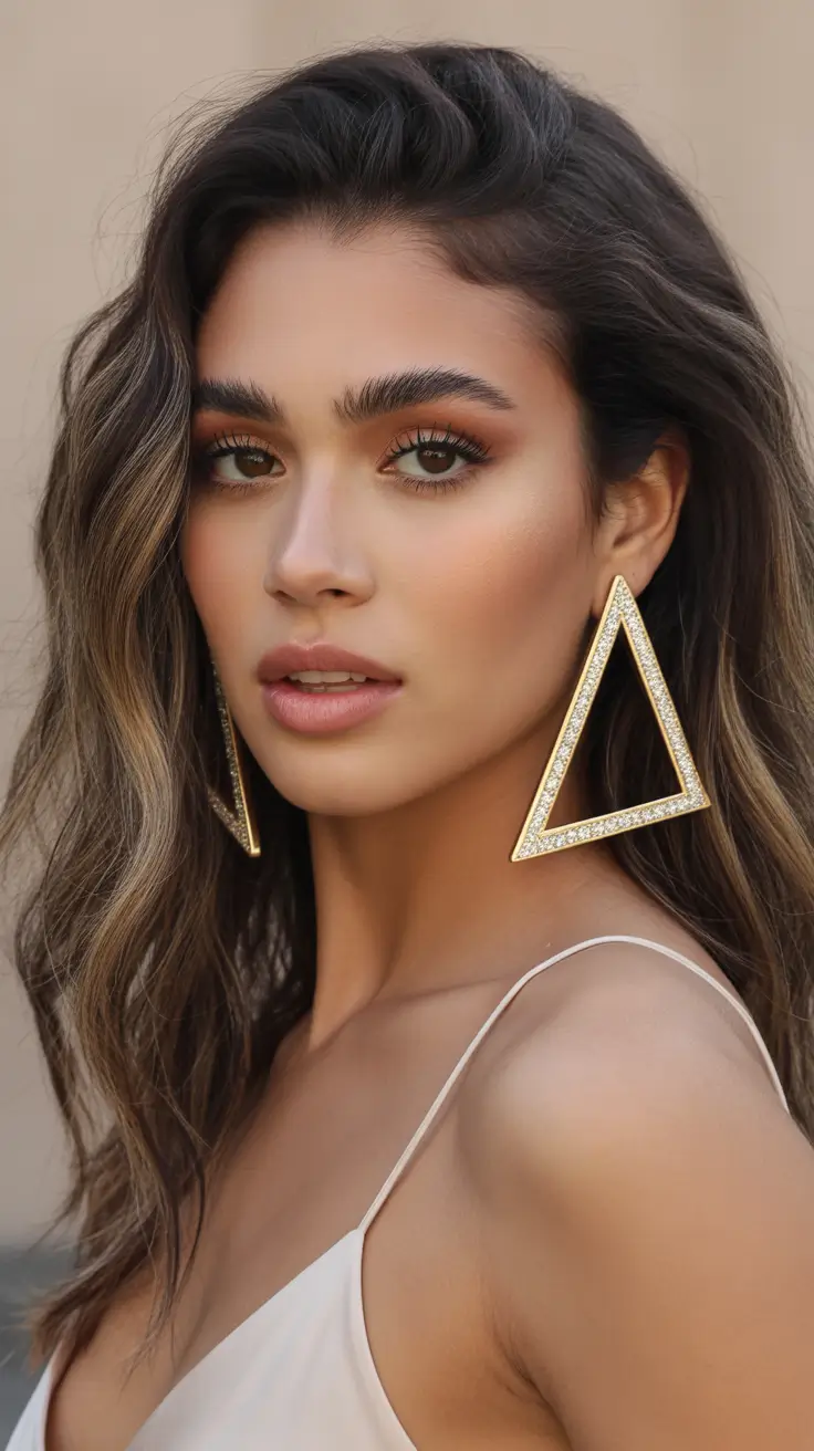 cute spring caramel hair color 2026 Smoky Brunette with Sculpted Caramel Balayage