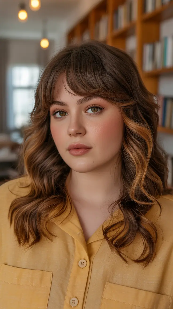 Cute Spring Haircuts for Plus Size Women 2026 Soft Layered Waves