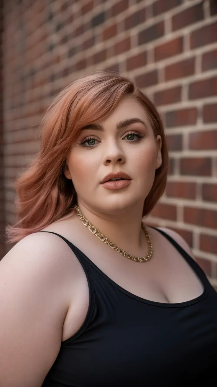 Cute Spring Haircuts for Plus Size Women 2026 Copper Bob