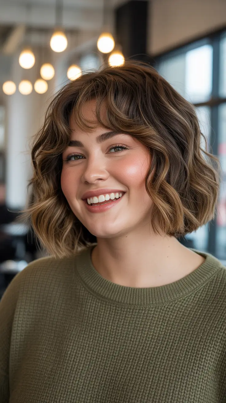 Cute Spring Haircuts for Plus Size Women 2026 Chin Length Bob