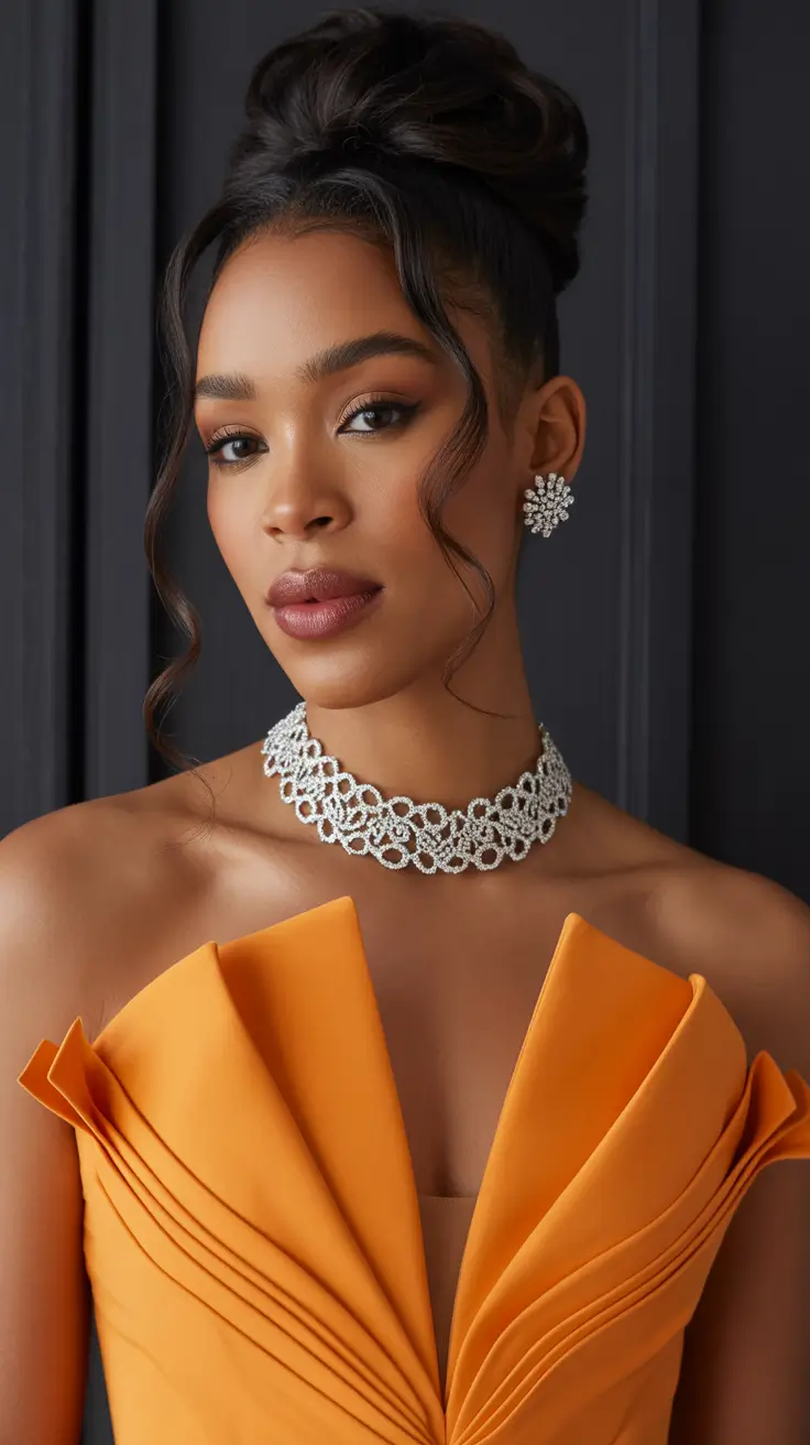 easy spring hairstyle for black women 2026 Structured High Bun with Soft Face-Framing Pieces