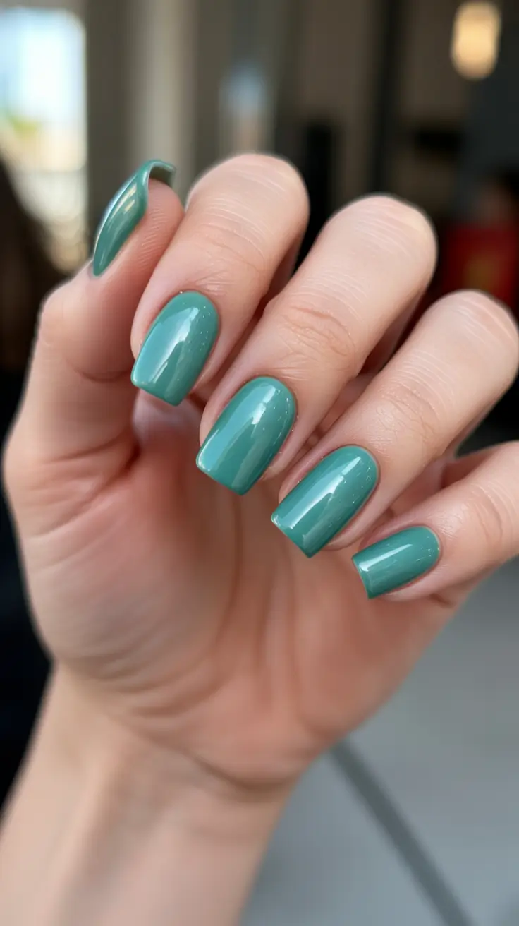 fresh spring nail colors 2026 Sage Green Gloss: Calm, Collected, Completely Modern