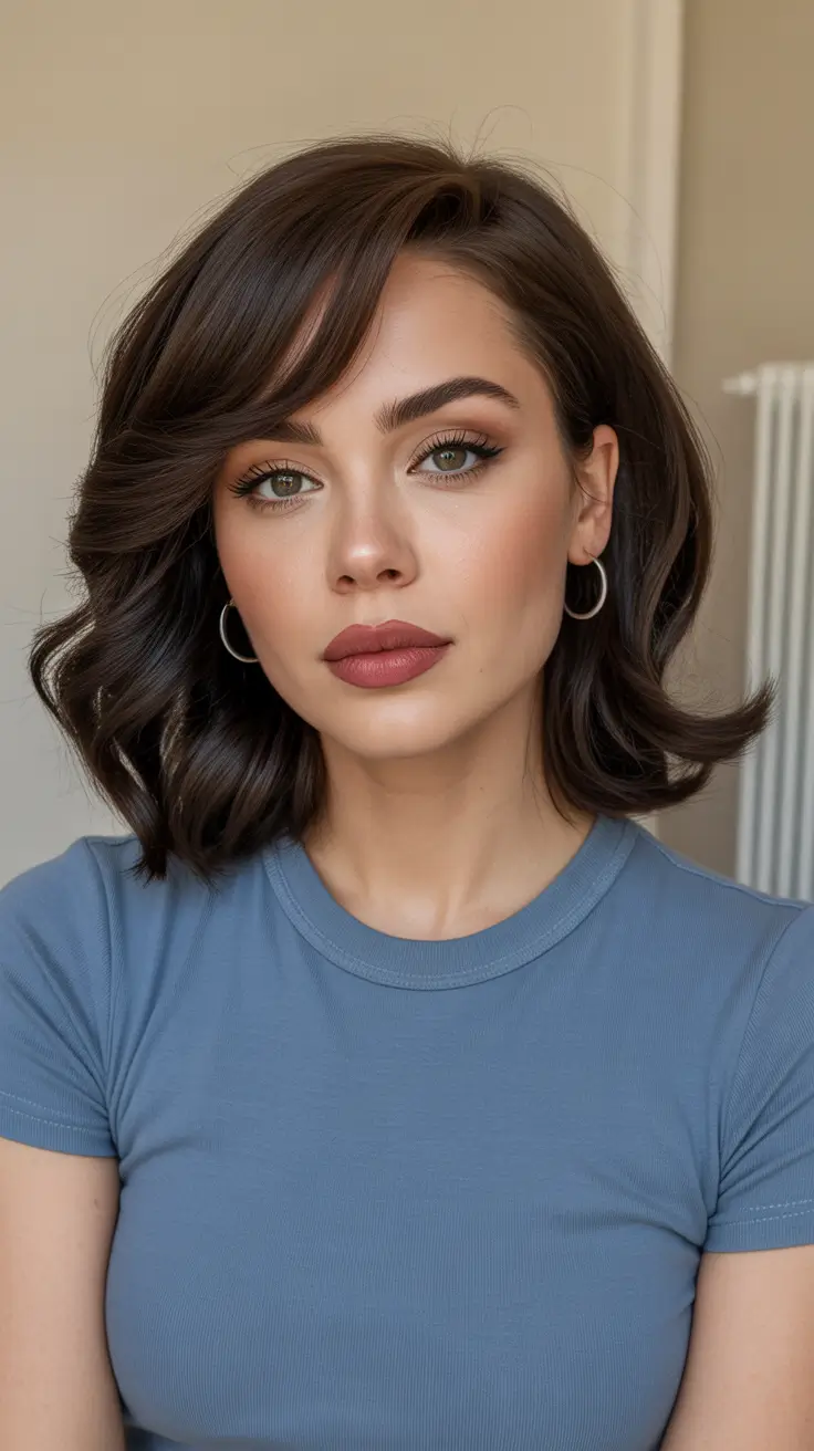 modern spring haircuts 2026 Soft Layered Medium Cut