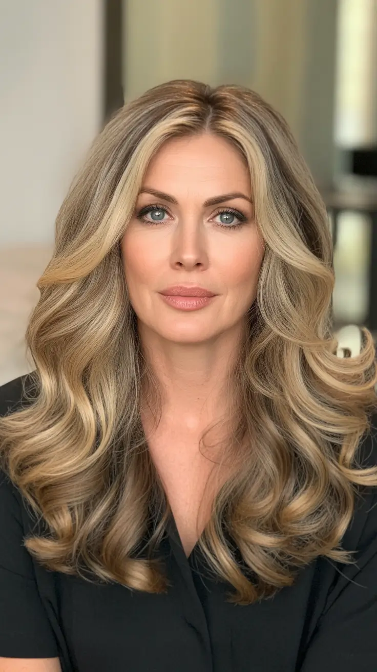 modern spring haircuts for women over 40 2026 Soft Voluminous Layers for a Bright Spring Lift