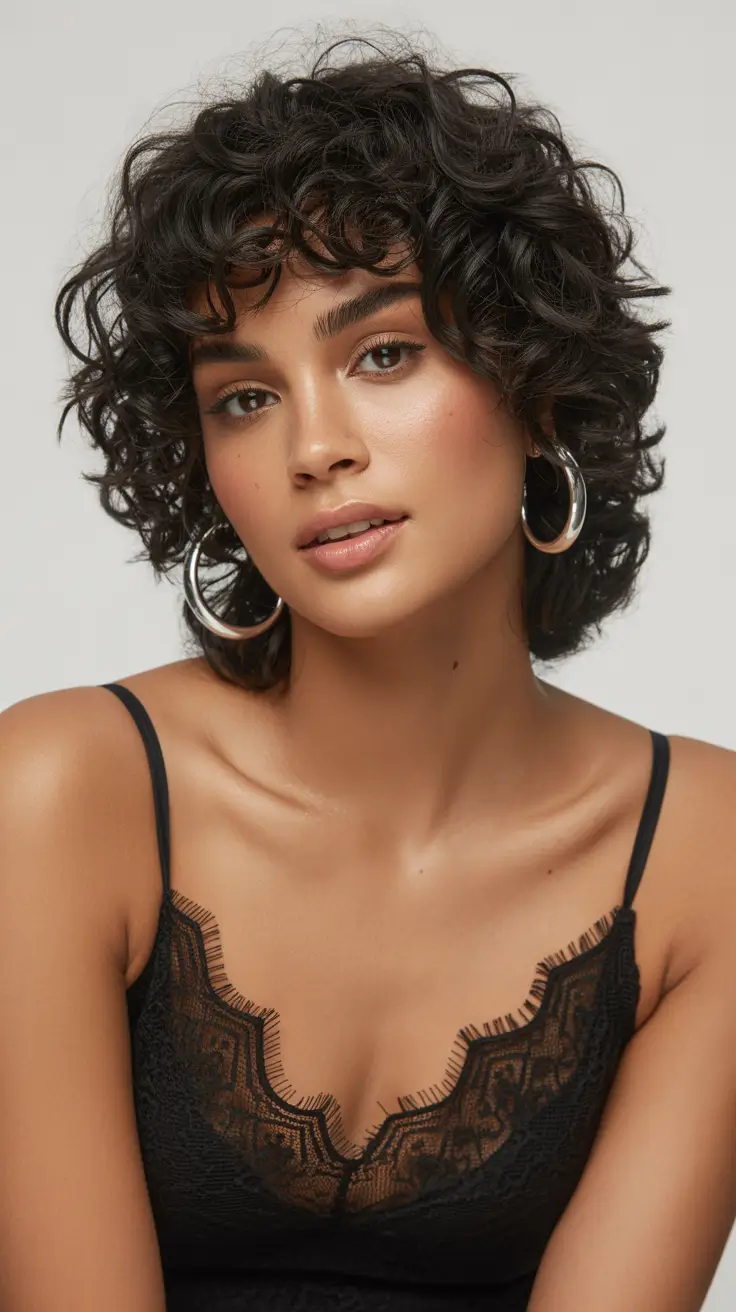 modern spring pixie 2026 Curly Pixie Shag With Lively Spring Volume