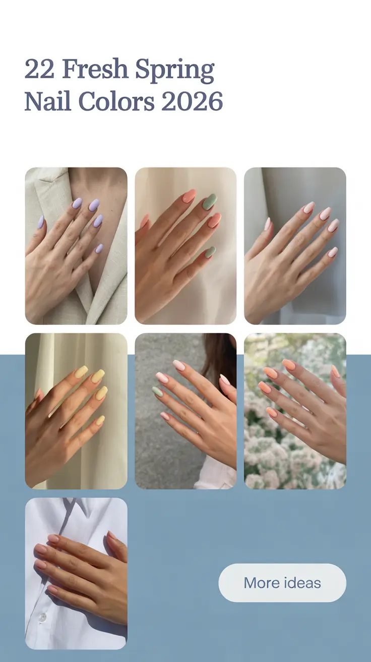 Fresh Spring Nail Colors 2026: Trendy Gel, Pastel & Bright Ideas for Short Nails