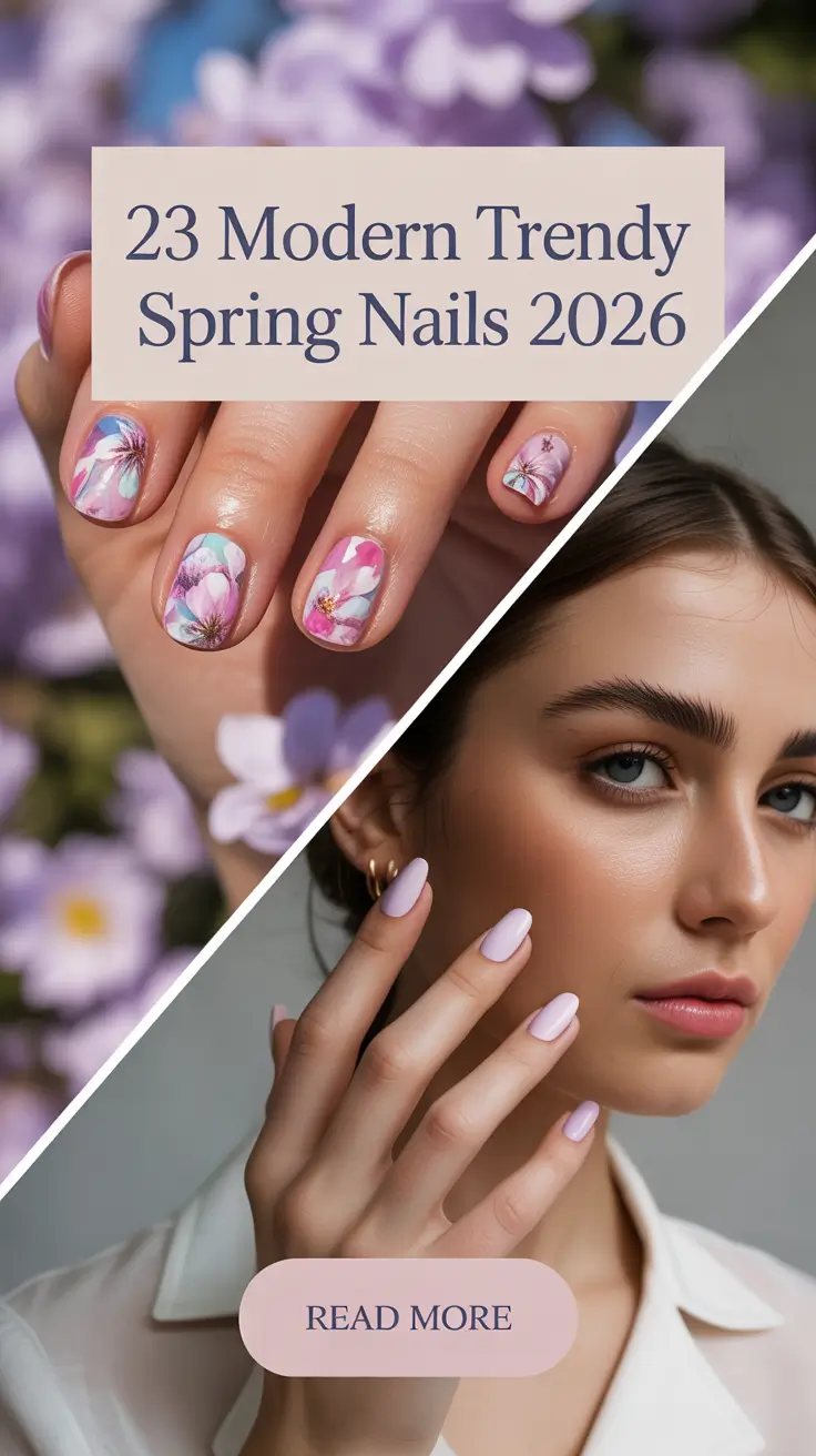 Modern Trendy Spring Nails 2026: Fresh Designs, Colors & Must-Try Shapes