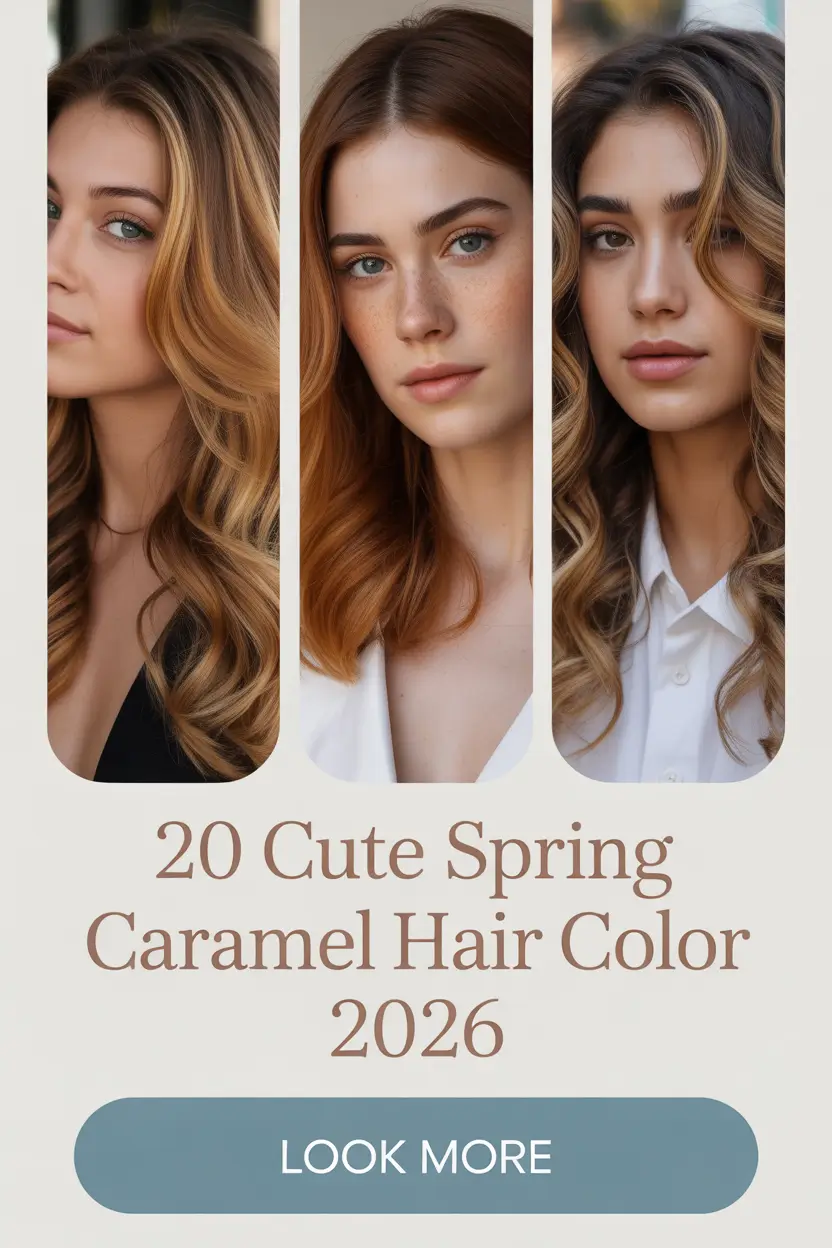 Cute Spring Caramel Hair Color 2026 – Fresh Highlights and Ideas for Brunettes