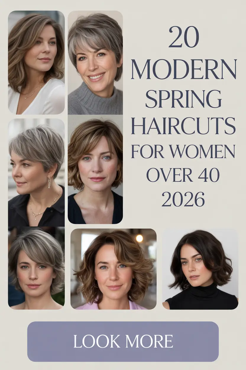 Modern Spring Haircuts for Women Over 40 2026: Fresh, Trending & Inspiring New Looks