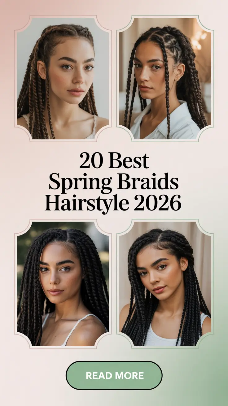 Best Spring Braids Hairstyle 2026: Cute, Easy & Twist Styling Ideas