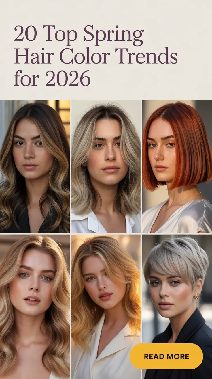 Top Spring Hair Color Trends for 2026: Fresh Ideas for 2026 Brunette, Blonde & Bronde Looks