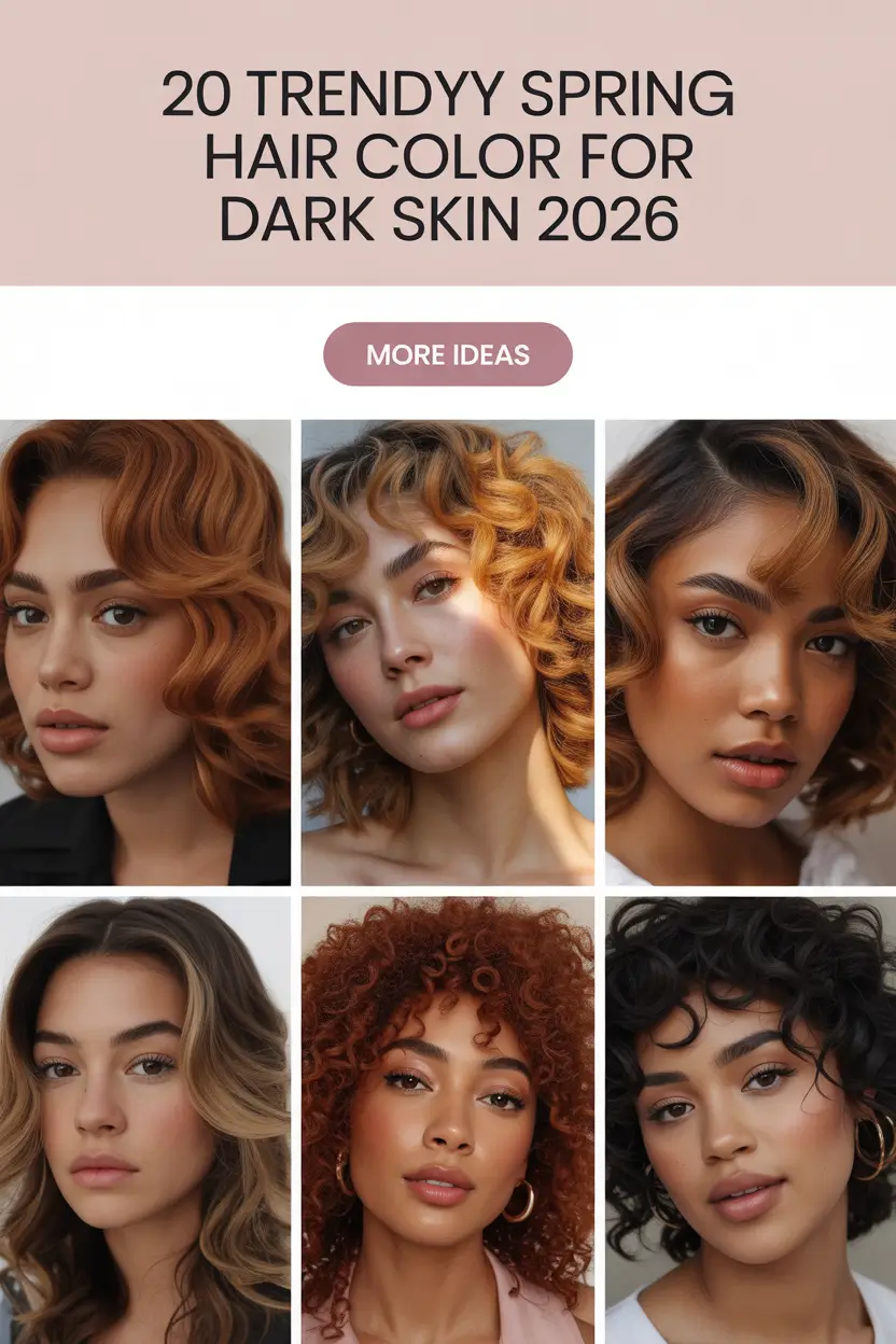 Trendy Spring Hair Color for Dark Skin 2026: Fresh Ideas and Bright Trends for Women