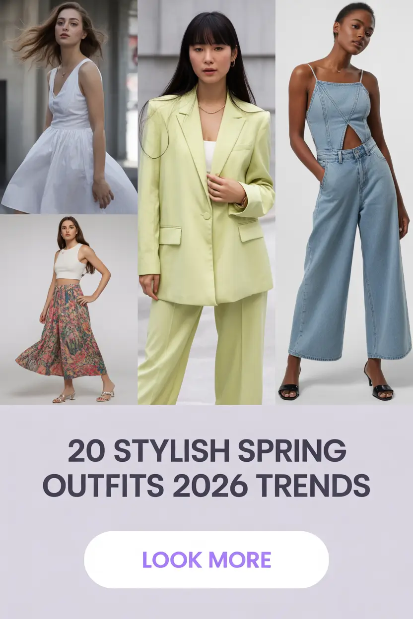 Stylish Spring Outfits 2026 Trends: Fresh Fashion Inspiration for Women Casual Looks