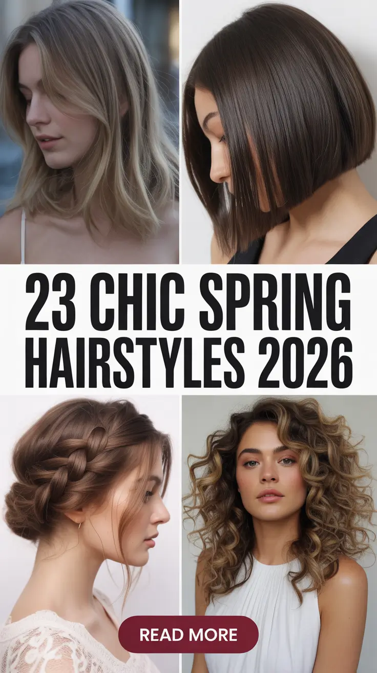 Chic Spring Hairstyles 2026: Fresh, Cute & Aesthetic Ideas for the New Season