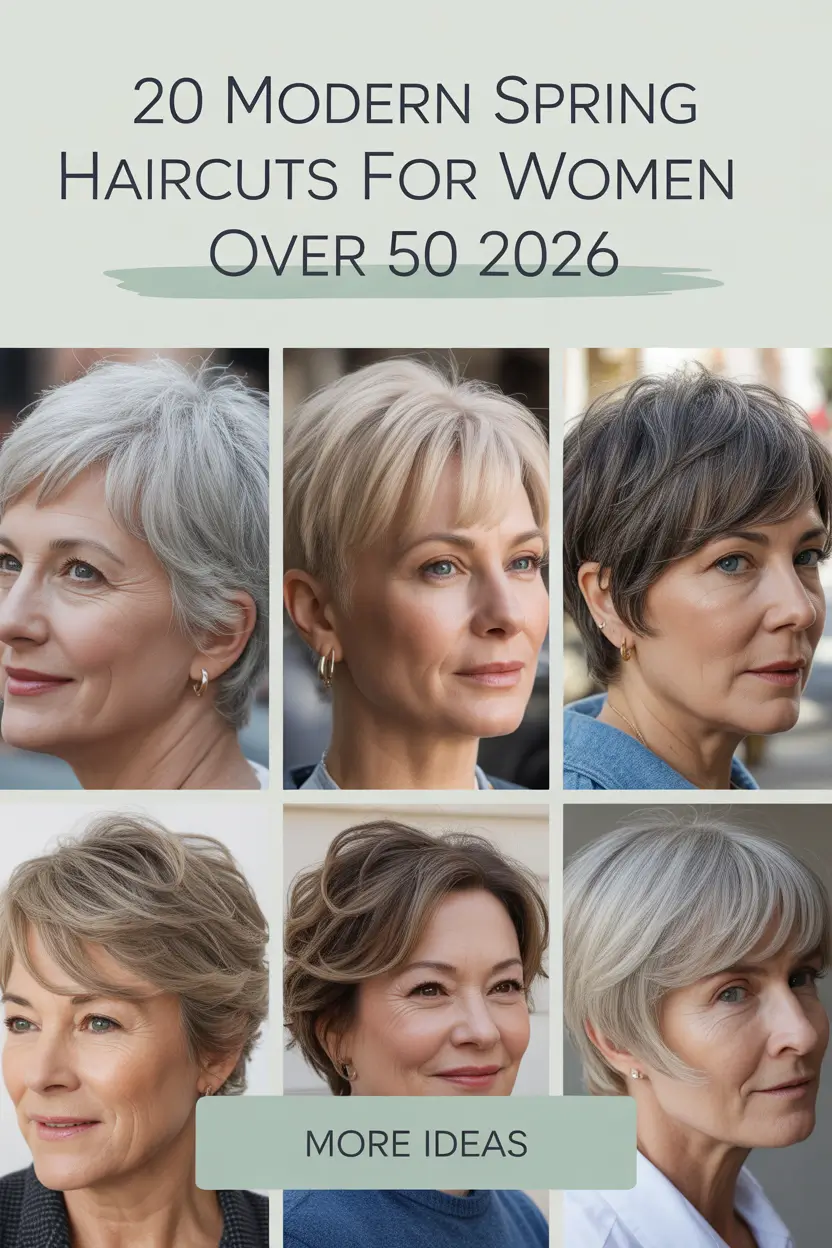 Modern Spring Haircuts for Women Over 50 2026 – Chic, Stylish & Age-Defying Ideas
