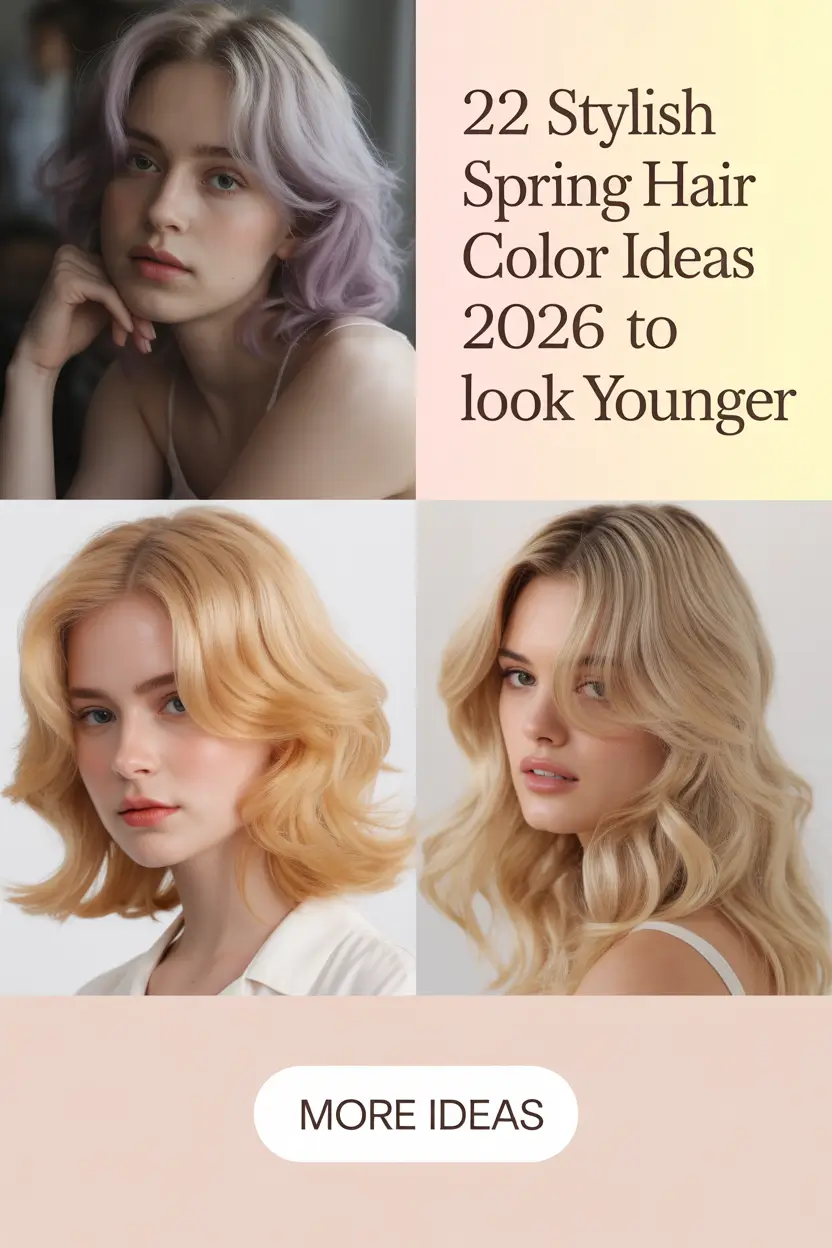 Stylish Spring Hair Color Ideas 2026 to Look Younger