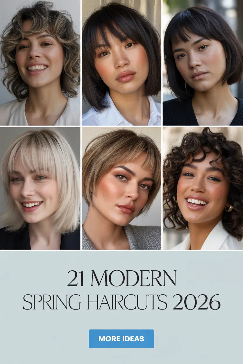 Modern Spring Haircuts 2026: Fresh Medium and Short Ideas for the New Season