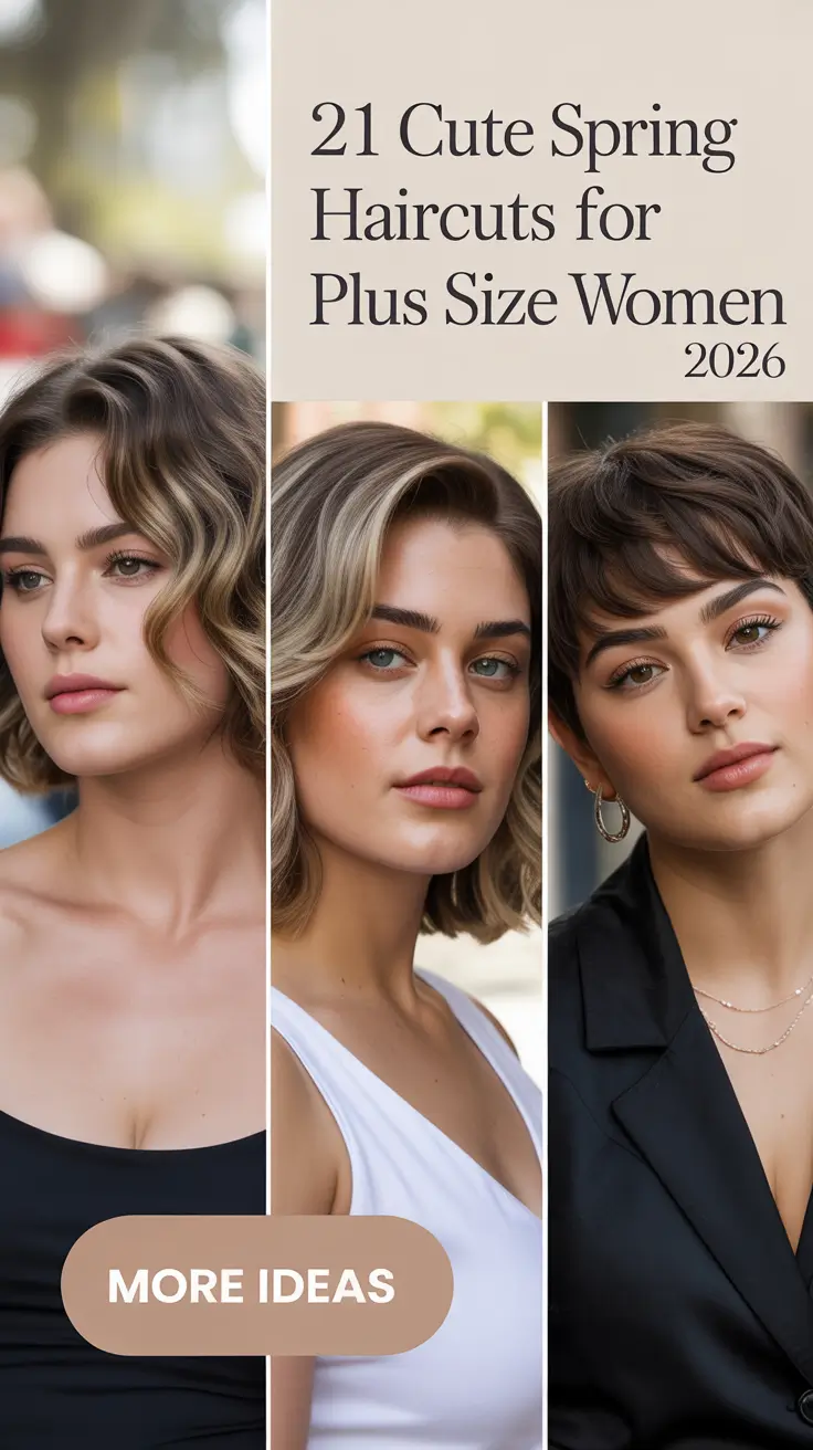 Cute Spring Haircuts for Plus Size Women 2026: Fresh Lob, Bob, and Short Styles for Every Face Shape
