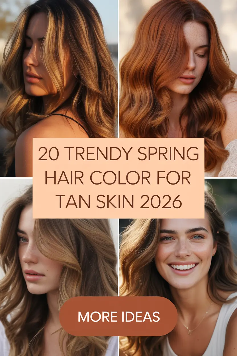 Trendy Spring Hair Color for Tan Skin 2026: Fresh Ideas, Inspo & Shades That Glow