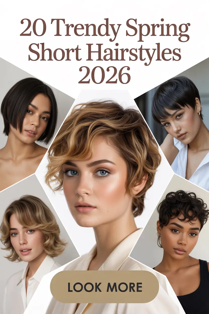Trendy Spring Short Hairstyles 2026: Cute, Bold & Easy to Style Ideas