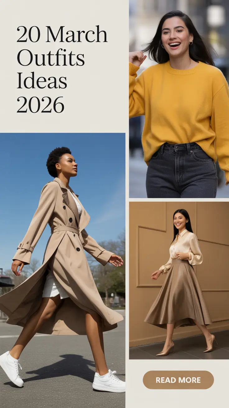 March Outfits Ideas 2026: Stylish Looks & Fresh Inspiration for Early Spring