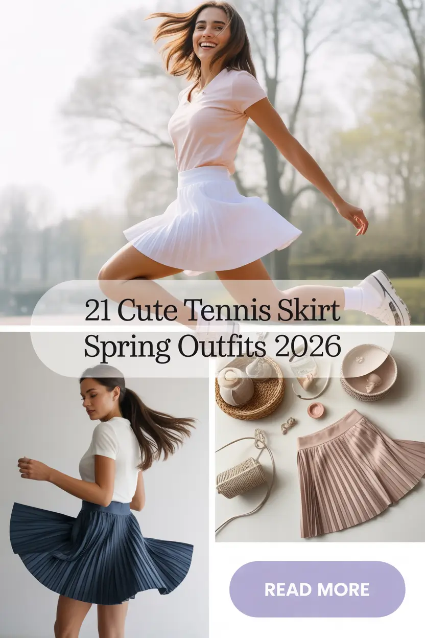 Cute Tennis Skirt Spring Outfits 2026: Fresh Inspiration & Stylish Ideas for the New Season