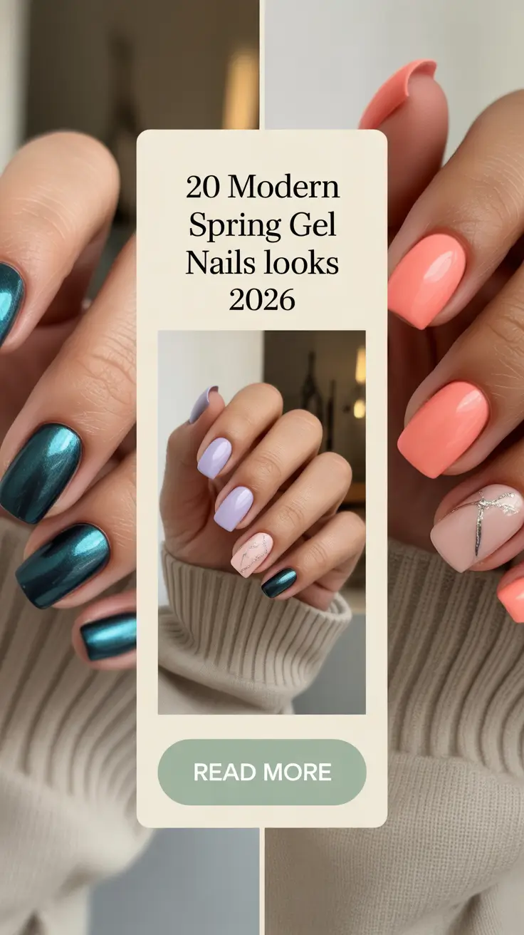 Modern Spring Gel Nails Looks 2026: Fresh Ideas, Colors & Designs to Try This Season