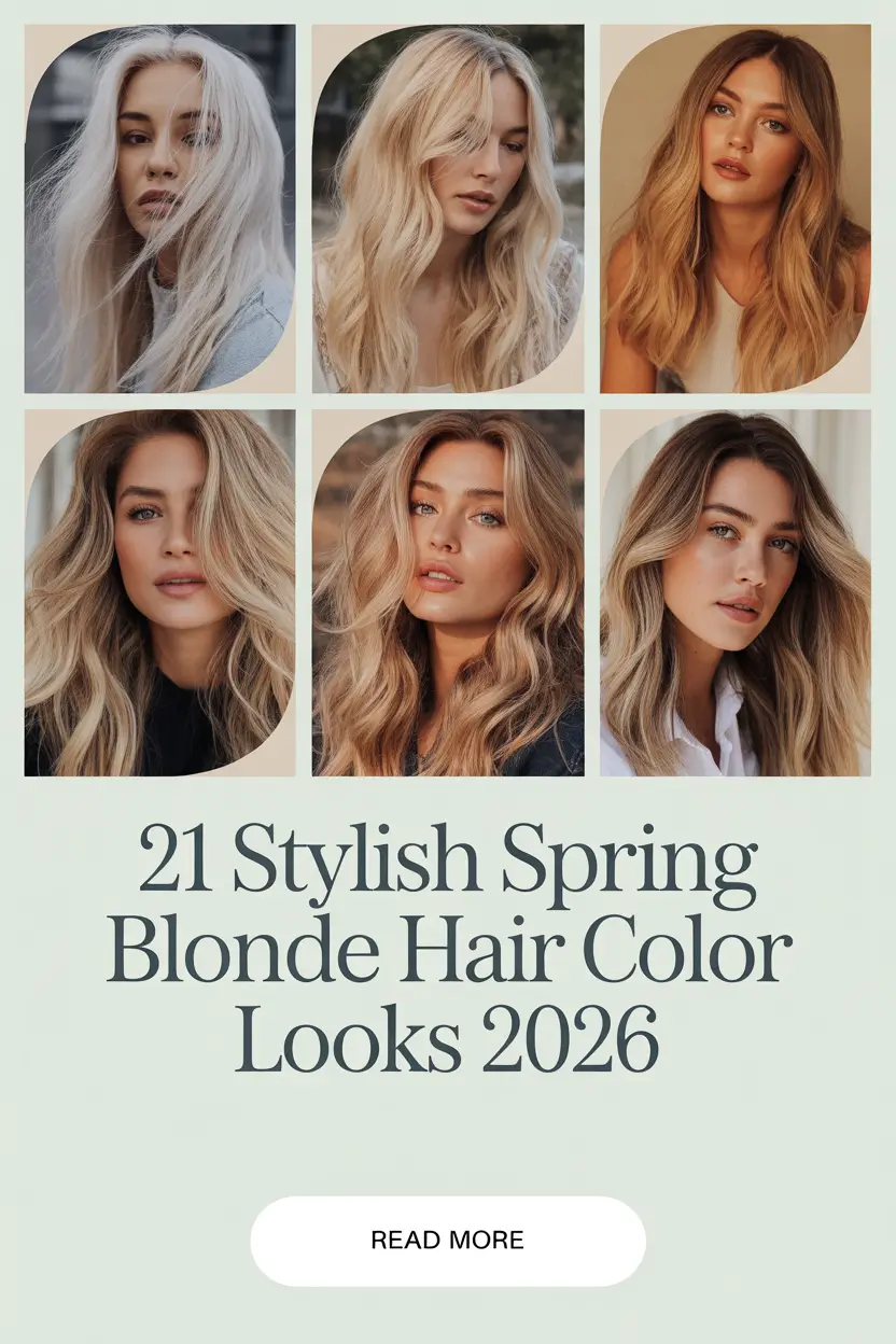 Stylish Spring Blonde Hair Color Looks 2026 – Soft & Bright Ideas for a Fresh Seasonal Glow