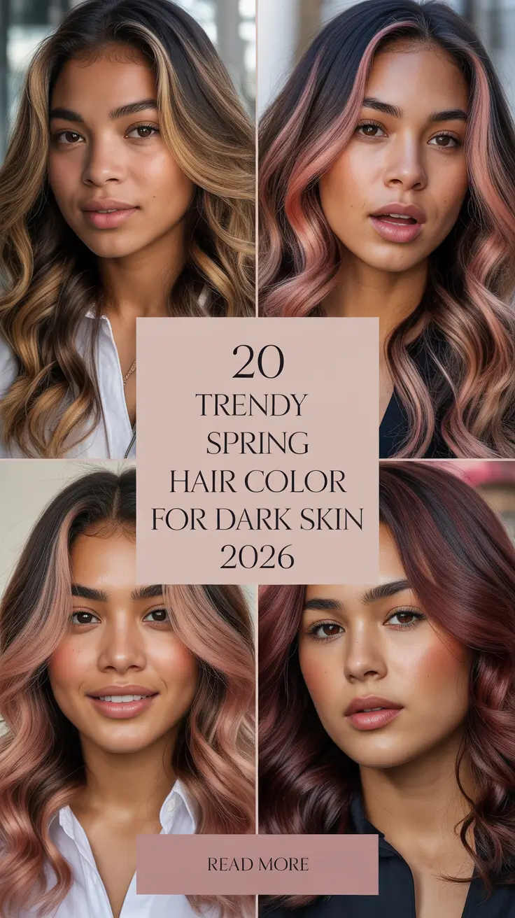 Trendy Spring Hair Color for Dark Skin 2026: Fresh Ideas and Bright Trends for Women
